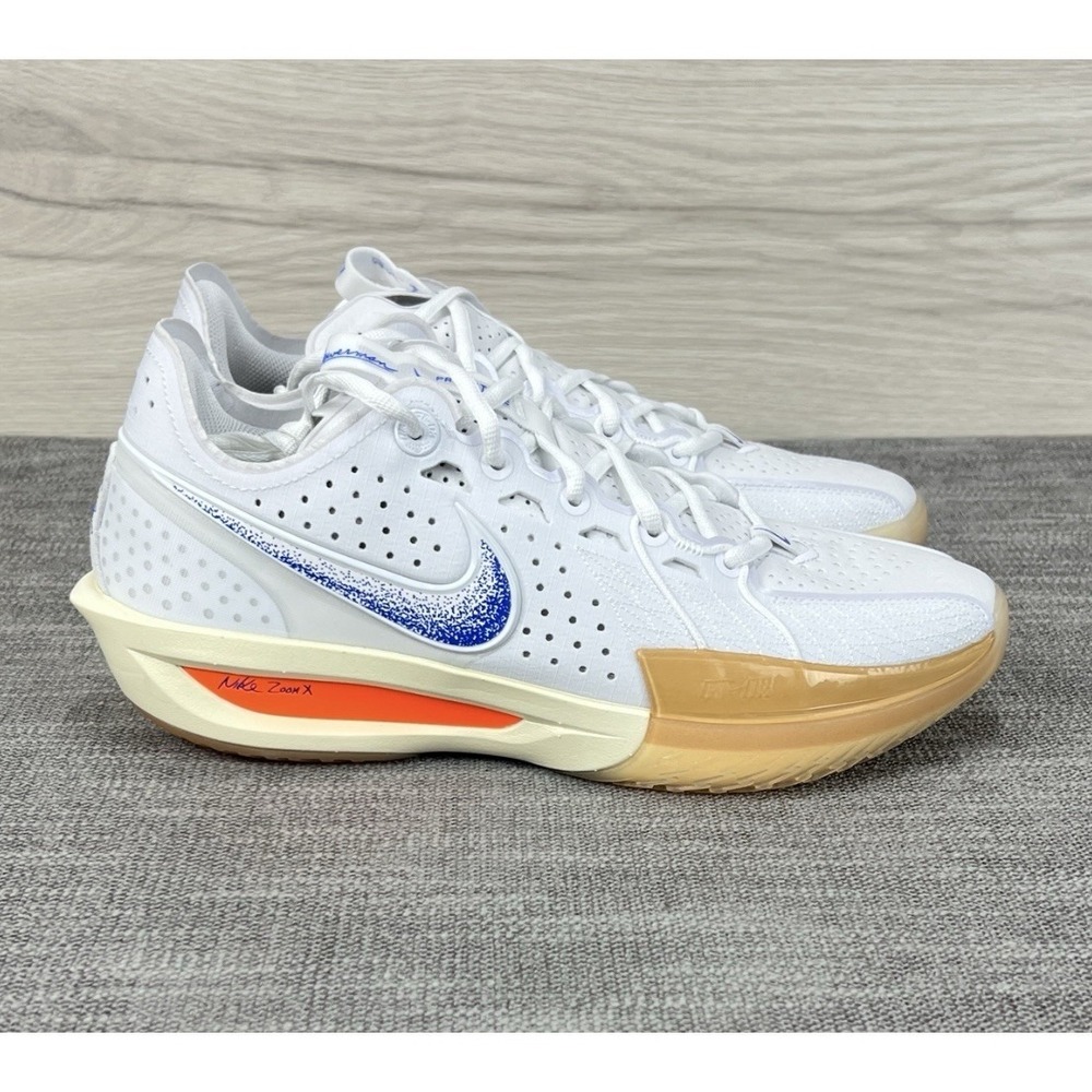 Nike GT Cut 3 Low Blueprint Prototype Racer Blue Basketball Shoes Men Size 9
